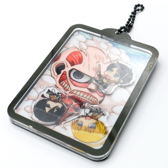 Attack on Titan: Kawaii Attack! Acrylic Shaker Key Chain