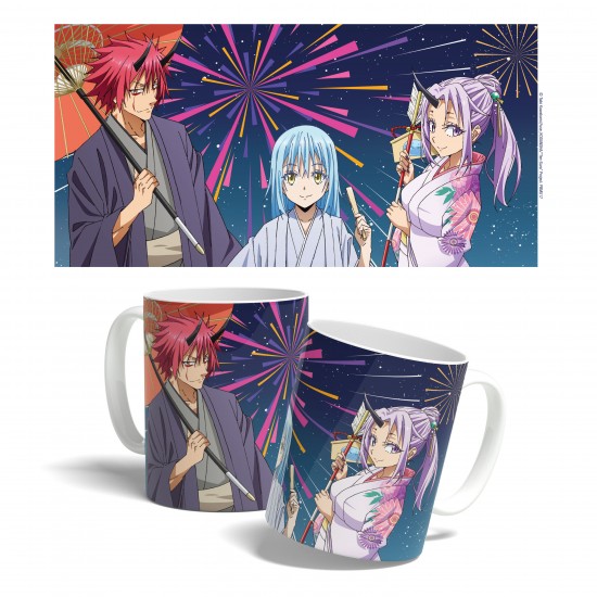 Official TenSura New Year ceramic mug featuring Rimuru