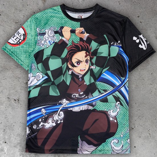 Demon Slayer All Over Printed T-shirt: Tanjiro Kamado (Unisex)